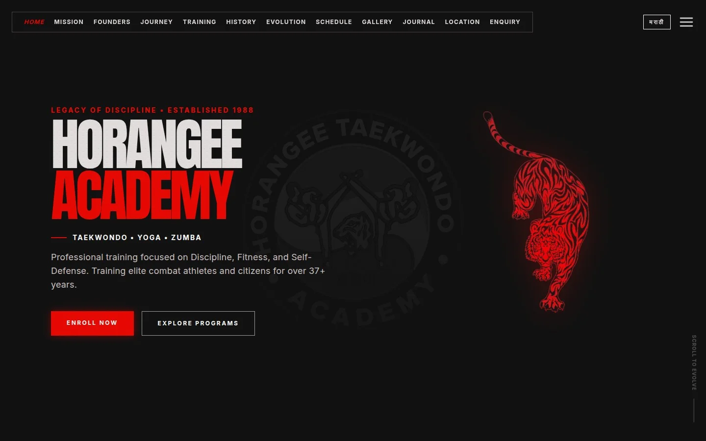 Horangee Academy - Portfolio Case